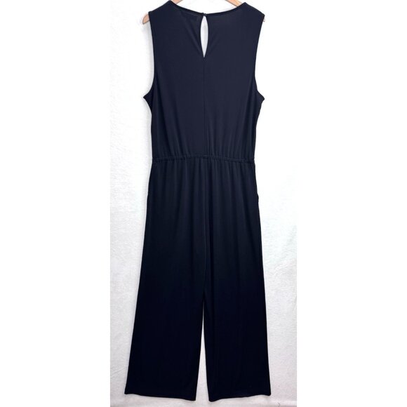 Banana Republic Black V-Neck Jumpsuit Size XL NWT - Picture 7 of 9